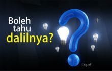 APAKAH TERCELA BERTANYA DALIL HUKUM?