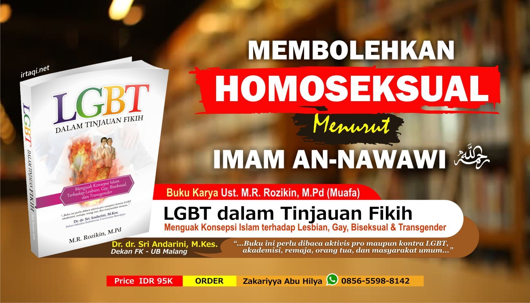 MEMBOLEHKAN HOMOSEKSUAL MENURUT IMAM AN-NAWAWI