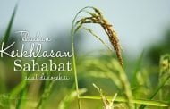 TELADAN KEIKHLASAN SHAHABAT SAAT DIKOREKSI