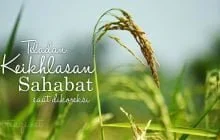 TELADAN KEIKHLASAN SHAHABAT SAAT DIKOREKSI