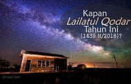 KAPAN LAILATUL QODAR TAHUN INI (1439 H/2018)?