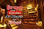 APAKAH ADA ANGKA YANG JELAS TERKAIT JUMLAH KONTRADIKSI-KONTRADIKSI AN-NAWAWI DALAM KITABNYA?