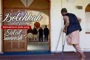 BOLEHKAH SALAT FARDHU DENGAN BERMAKMUM KEPADA ORANG YANG SALAT SUNNAH?