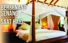 BOLEHKAH BERSENANG-SENANG DENGAN ISTRI YANG HAID DENGAN CARA MENGGOSOKKAN KEMALUAN SUAMI PADA KEMALUAN ISTRI DENGAN PENGHALANG CELANA DALAM?