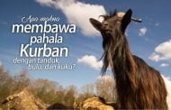 APA MAKNA MEMBAWA PAHALA KURBAN DENGAN TANDUK, BULU DAN KUKUNYA?