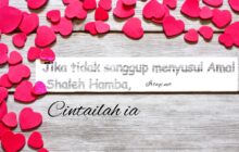 MENCINTAI ORANG SALEH