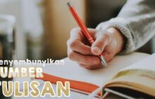 DI ANTARA AKHLAK HINA; MENYEMBUNYIKAN SUMBER TULISAN