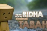 LEVEL RIDA DAN LEVEL TABAH