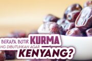 BERAPA BUTIR KURMA YANG DIBUTUHKAN AGAR KENYANG?