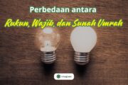 PERBEDAAN ANTARA RUKUN, WAJIB DAN SUNAH UMRAH