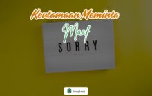 KEUTAMAAN MEMINTA MAAF