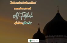 JEDA WAKTU SELESAI MEMBACA SURAH AL-FATIHAH DALAM SALAT