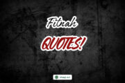 FITNAH QUOTES